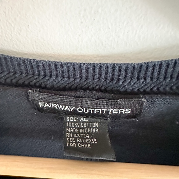 Vintage Fairway Outfitters Knitted Vest | Mens Golf Vest | XL - Picture 3 of 6